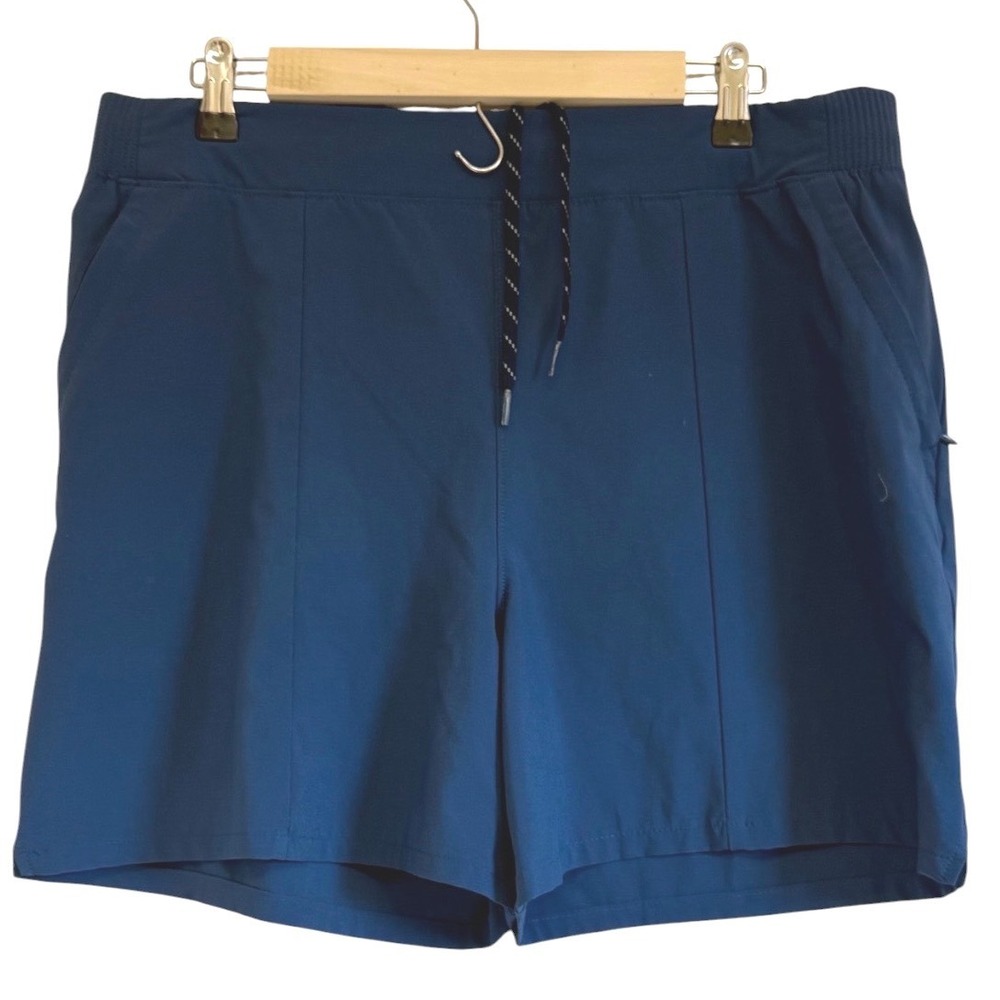 Columbia PFG Womens Blue Active Hiking Fishing Shorts XL5032 Size L 5in Inseam
